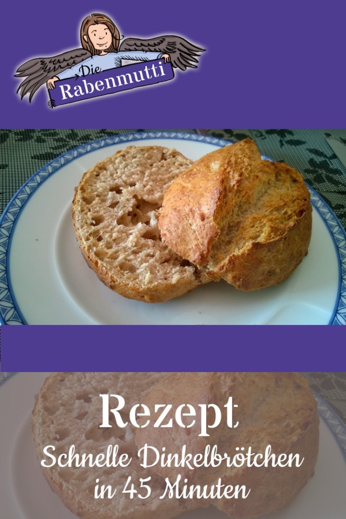 Schnelle Sonntagsbrötchen (Dinkelbrötchen) in 45 Minuten fertig