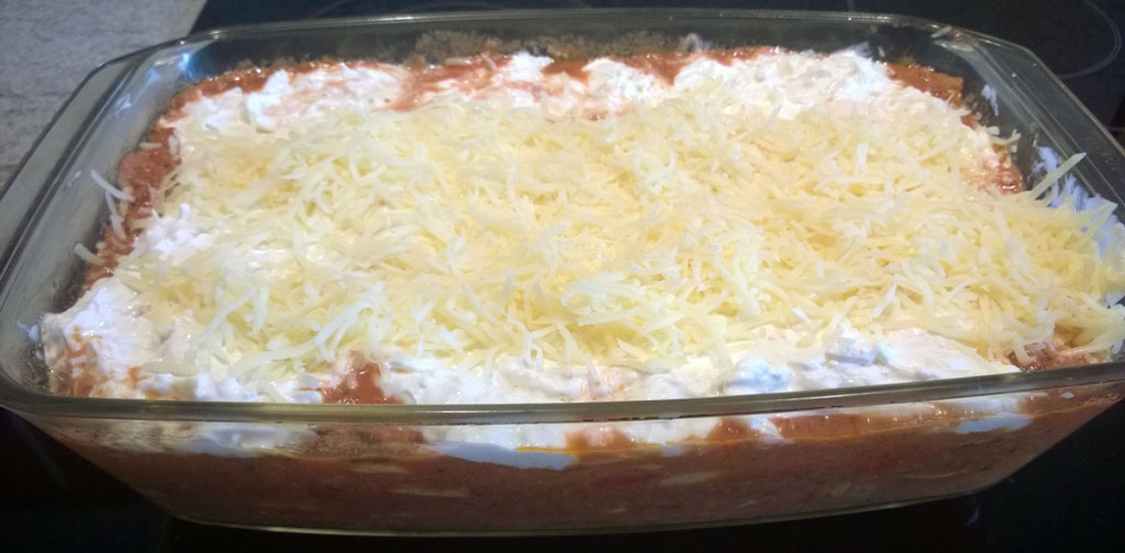 Schnelle Lasagne mit Hackfleisch Tomatensauce