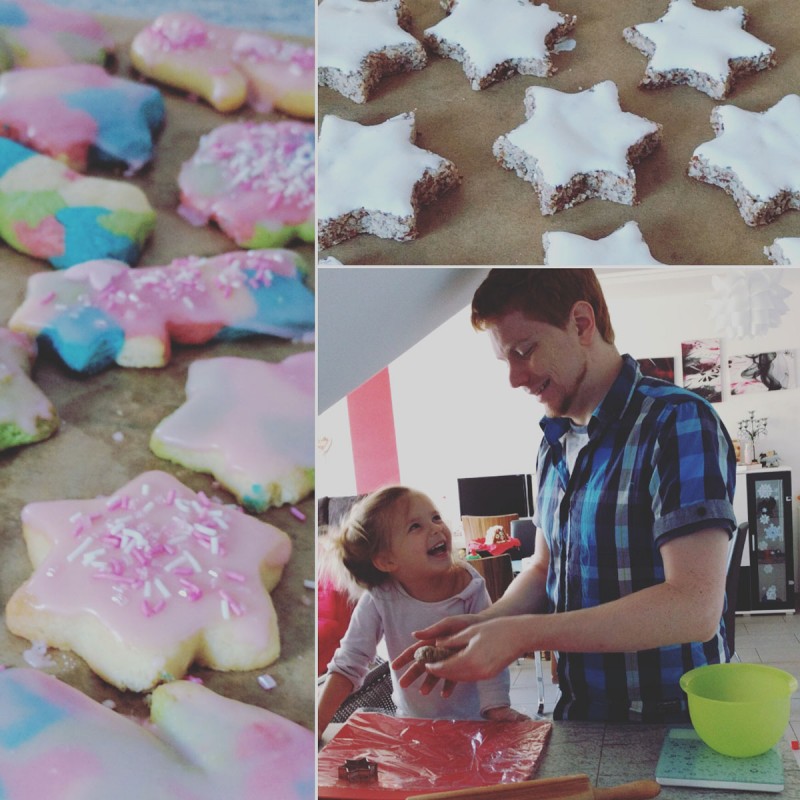 Wir backen ganz einfache Zimtsterne