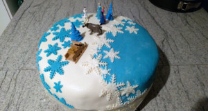 Elsa-Fondant-Kuchen