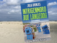Buchvorstellung Ostfrieslandkrimi "Intrigenmord auf Langeoog" von Julia Brunjes